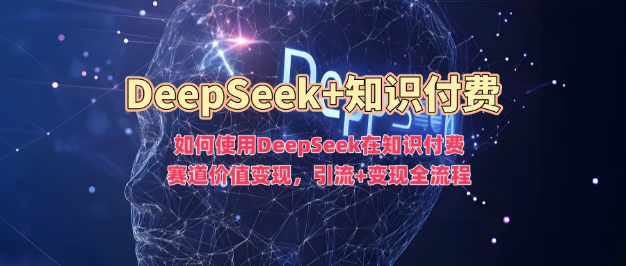 如何使用DeepSeek在知识付费赛道价值变现，引流+变现全流程——生财有道创业项目网-生财有道