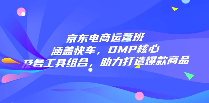 （14131期）京东电商运营班：涵盖快车，DMP核心及各工具组合，助力打造爆款商品_生财有道创业项目网-生财有道