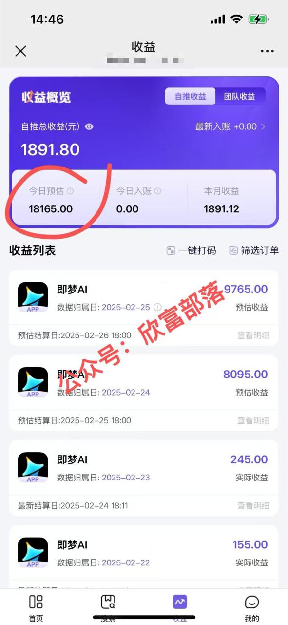 （14371期）日入9000+！Deepseek+即梦拉新，新手躺赚攻略来啦！_生财有道创业项目网-生财有道