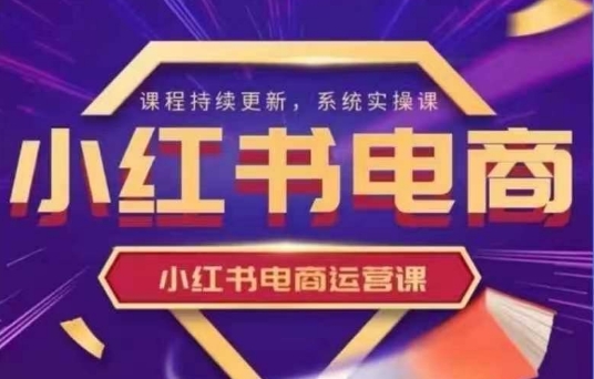 小红书电商运营实操课，​新手从0~1落地实操——生财有道创业项目网-生财有道
