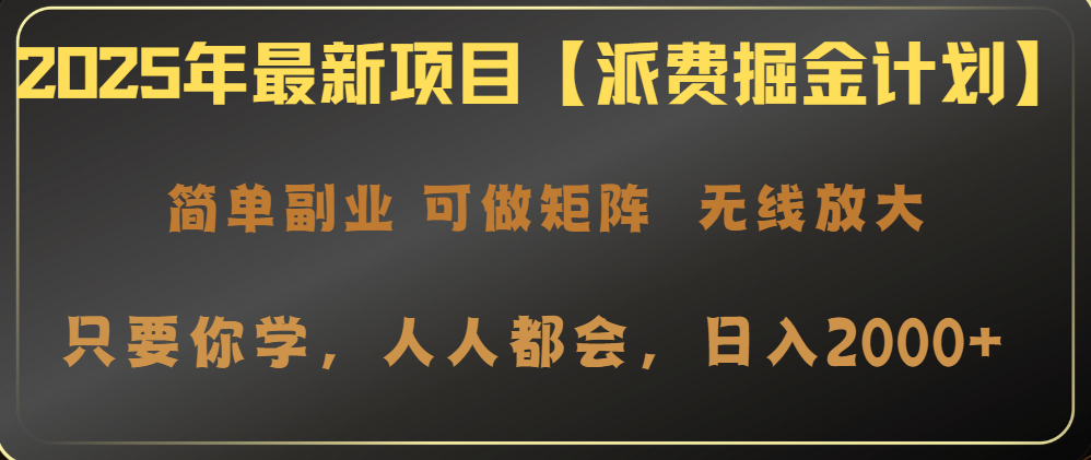（14518期）2025年最新项目【派费掘金计划】操作简单，日入2000+_生财有道创业项目网-生财有道
