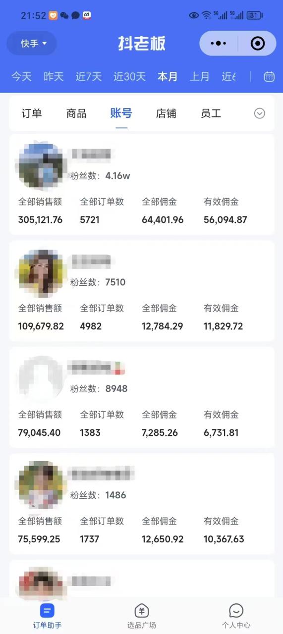 外面卖1580最新快手短视频带货，剪辑视频挂小黄车发布挣佣金，收益爆炸——生财有道创业项目网-生财有道