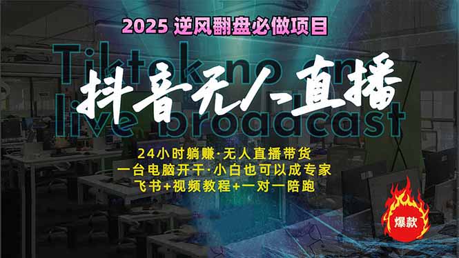 （14539期）抖音无人直播新风口：轻松实现睡后收入，一人管理多设备，24小时不间断…_生财有道创业项目网-生财有道