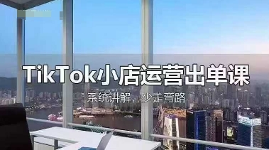 TikTok小店运营出单课，从开店选品、运营出单、发货回款，进行全流程讲解——生财有道创业项目网-生财有道