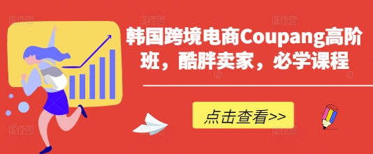 韩国跨境电商Coupang高阶班，酷胖卖家，必学课程——生财有道创业项目网-生财有道