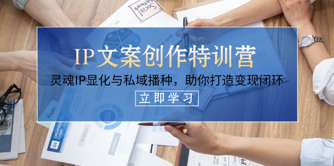 （14330期）IP文案创作特训营，灵魂IP显化与私域播种，助你打造变现闭环（14节课）_生财有道创业项目网-生财有道