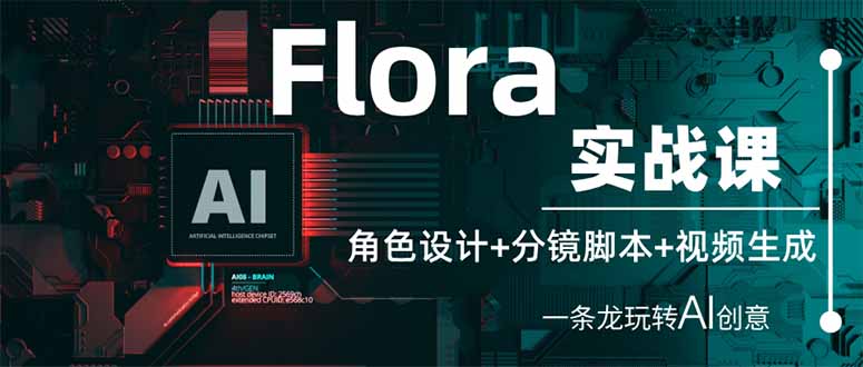 （14225期）Flora实战课：角色设计+分镜脚本+视频生成，一条龙玩转AI创意_生财有道创业项目网-生财有道