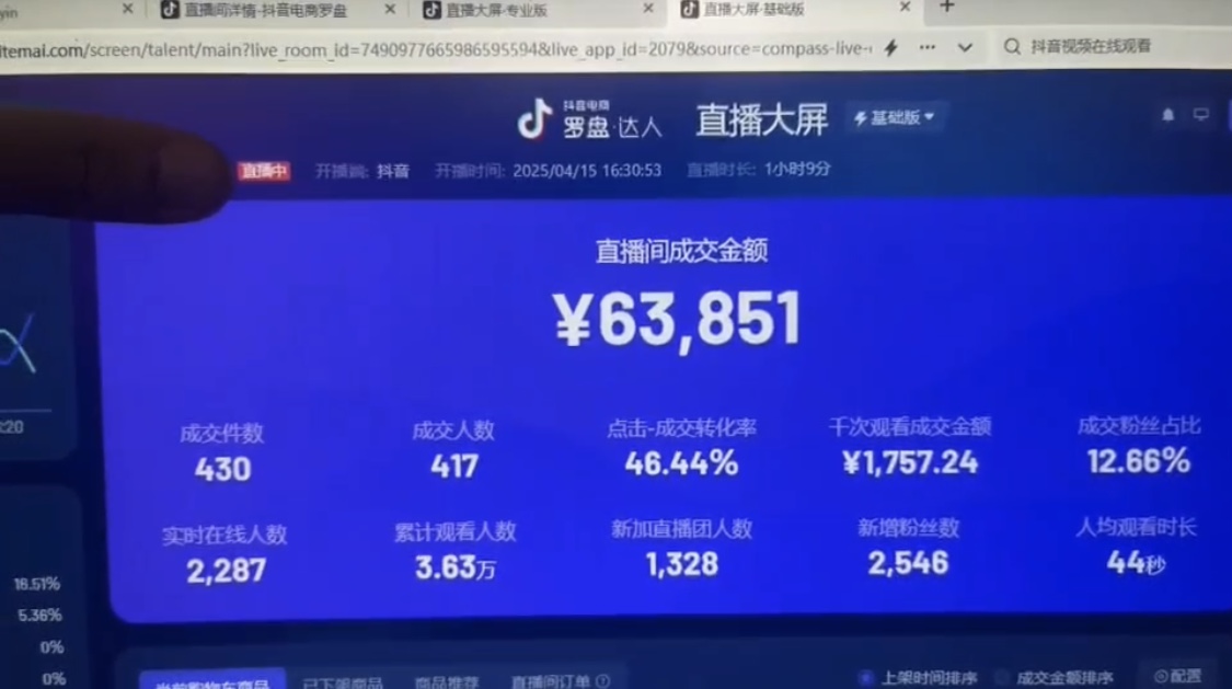 （14509期）抖音破价直播，靠不露脸读稿子， 日入多张，100%起号_生财有道创业项目网-生财有道