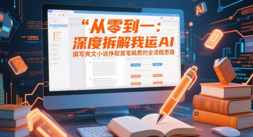 从零到一：深度拆解我运用AI撰写爽文小说挣取首笔稿费的全流程思路——生财有道创业项目网-生财有道