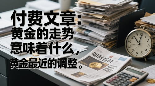 付费文章：黄金的走势意味着什么，如何看待黄金最近的调整——生财有道创业项目网-生财有道
