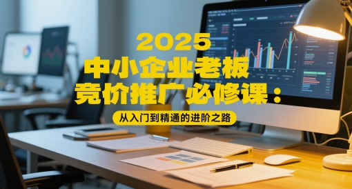 2025中小企业老板竞价推广必修课：从入门到精通的进阶之路——生财有道创业项目网-生财有道
