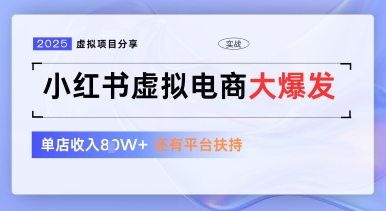 小红书虚拟电商项目，平台大力免费流量扶持，低门槛1拖3玩法——生财有道创业项目网-生财有道