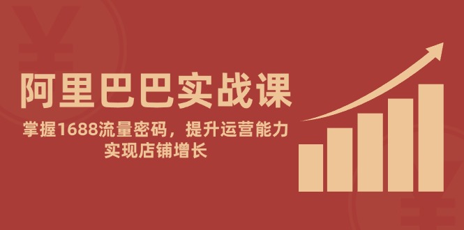 （14830期）阿里巴巴实战课：掌握1688流量密码，提升运营能力，实现店铺增长_生财有道创业项目网-生财有道