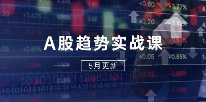 （14808期）A股趋势实战课：主力动向+政策红利，2025全年策略5月更新_生财有道创业项目网-生财有道