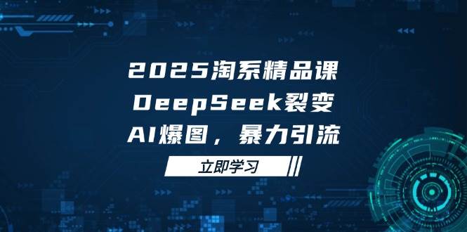 2025无界精品课，DeepSeek裂变，AI爆图，暴力引流助力淘系运营_生财有道创业网-生财有道