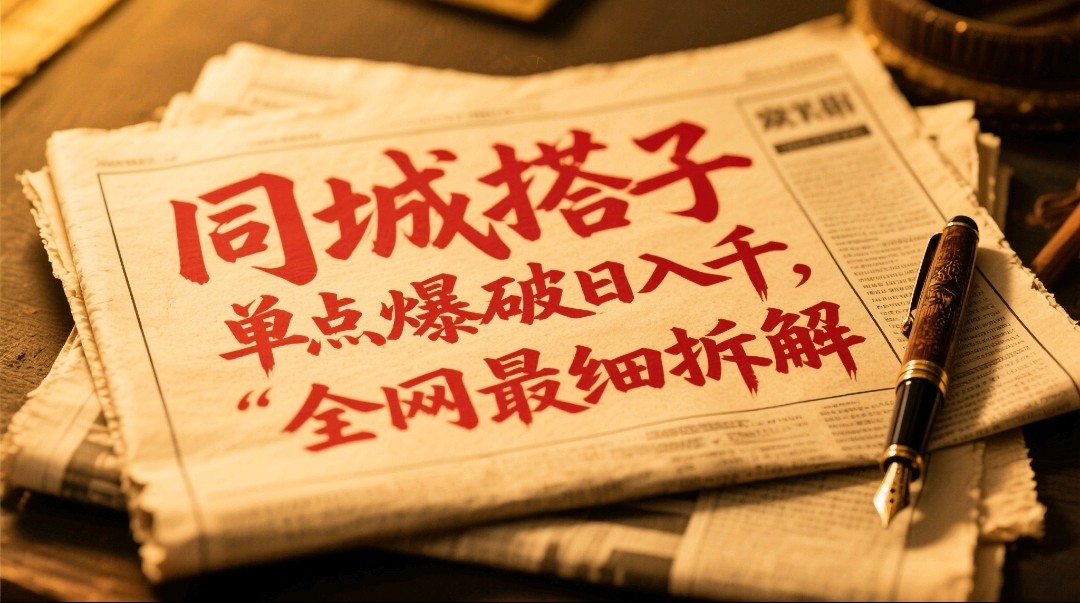 同城搭子群19.9单点爆破日入千，搭子组局月入万，全网最细拆解_生财有道创业网-生财有道