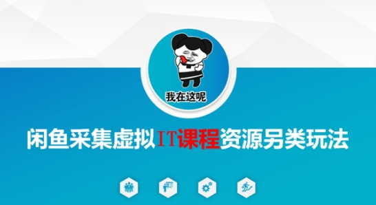 闲鱼采集虚拟IT课程资源另类玩法，干货满满——生财有道创业项目网-生财有道