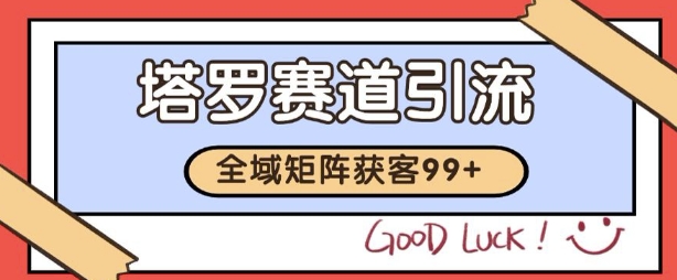 小红书某音塔罗赛道引流获客 自热矩阵日引200+【揭秘】——生财有道创业项目网-生财有道