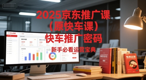 2025京东推广课（原快车课）解锁京东快车推广密码，新手必看运营宝典——生财有道创业项目网-生财有道