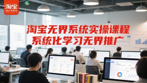 淘宝无界系统实操课程，系统化学习无界推广——生财有道创业项目网-生财有道
