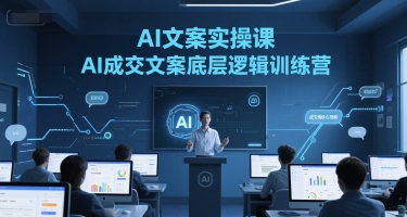 AI文案实操课，AI成交文案底层逻辑训练营——生财有道创业项目网-生财有道
