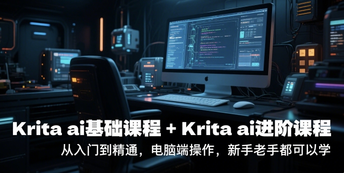 krita ai基础课程+Krita ai进阶课程，从入门到精通，电脑端操作，新手老手都可以学——生财有道创业项目网-生财有道
