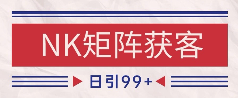 小红书某音NK赛道引流获客 自热矩阵日引200+【揭秘】——生财有道创业项目网-生财有道