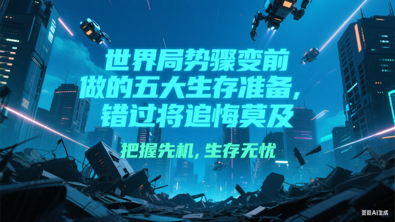 付费文章《世界局势骤变前必做的五大生存准备，错过将追悔莫及》_生财有道创业网-生财有道