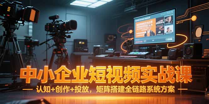 （15249期）中小企业短视频实战课，认知+创作+投放，矩阵搭建全链路系统方案_生财有道创业项目网-生财有道