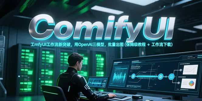 （15191期）ComfyUI工作流新突破，用OpenAI三模型，批量出图(保姆级教程+工作流下载)_生财有道创业项目网-生财有道