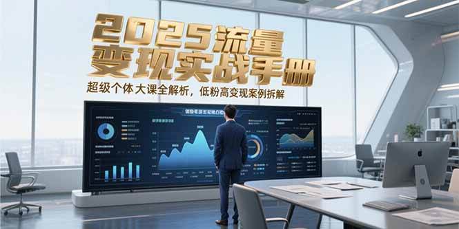 2025流量变现实战手册，超级个体大课全解析，低粉高变现案例拆解_生财有道创业网-生财有道
