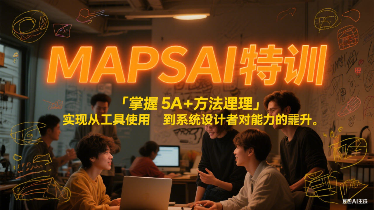 MAPSAI 特训，掌握 5A + 方法论，实现从工具使用者到系统设计者的能力跃升_生财有道创业网-生财有道