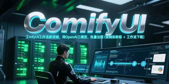 ComfyUI工作流新突破，用OpenAI三模型，批量出图(保姆级教程+工作流下载)_生财有道创业网-生财有道