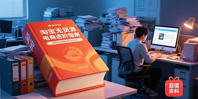 （15317期）淘宝无货源电商进阶指南，包含新人课、进阶课，配套资料，蓝海选品等_生财有道创业项目网-生财有道