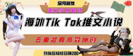 海外tiktok小说推文暴力项目，高停留率，高转化率，上手后一天搞顿饭钱不是问题——生财有道创业项目网-生财有道