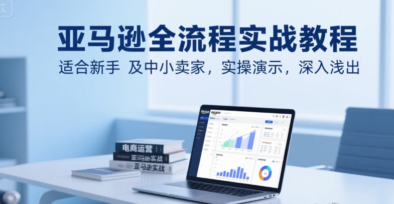 亚马逊全流程实战教程，适合新手及中小卖家，实操演示，深入浅出——生财有道创业项目网-生财有道