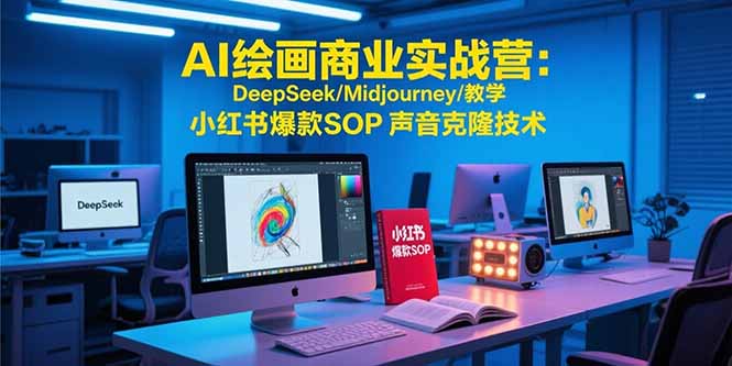 （15460期）AI绘画商业实战营：DeepSeek/Midjourney/教学 小红书爆款SOP 声音克隆技术_生财有道创业项目网-生财有道