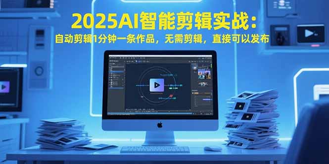 （15504期）2025AI智能剪辑实战：自动剪辑1分钟一条作品，无需剪辑，直接可以发布_生财有道创业项目网-生财有道
