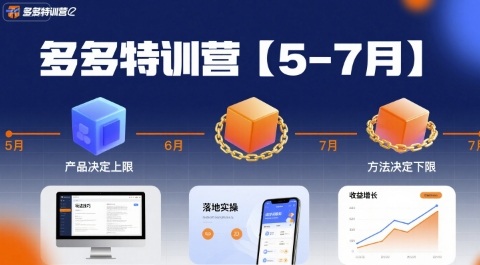 多多特训营【5-7月】产品决定上限，方法决定下限，各种玩法技巧落地实操——生财有道创业项目网-生财有道