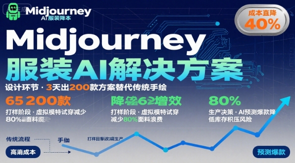 AI在服装领域的运用，使用midjourney做服装辅助企业降低成本——生财有道创业项目网-生财有道