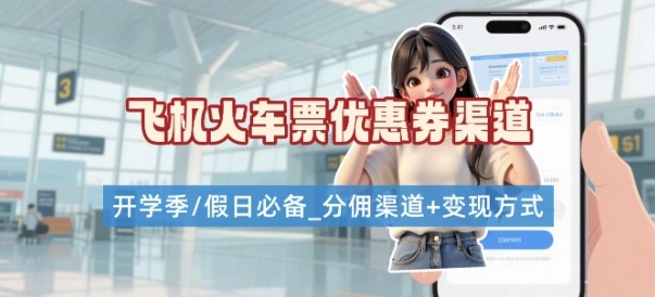 学生党必看！机票火车票优惠券申请渠道 + 项目打法，开学季节日速存——生财有道创业项目网-生财有道