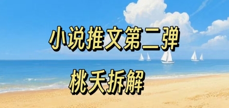 小说推文项目操作全流程第二弹，0粉就能做，门槛低非常适合新手——生财有道创业项目网-生财有道