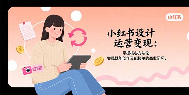 （15636期）小红书设计运营变现：掌握核心方法论，实现既能创作又能接单的商业闭环_生财有道创业项目网-生财有道