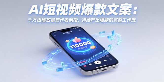 （15569期）AI短视频爆款文案：千万级播放量创作者亲授，持续产出爆款的完整工作流_生财有道创业项目网-生财有道