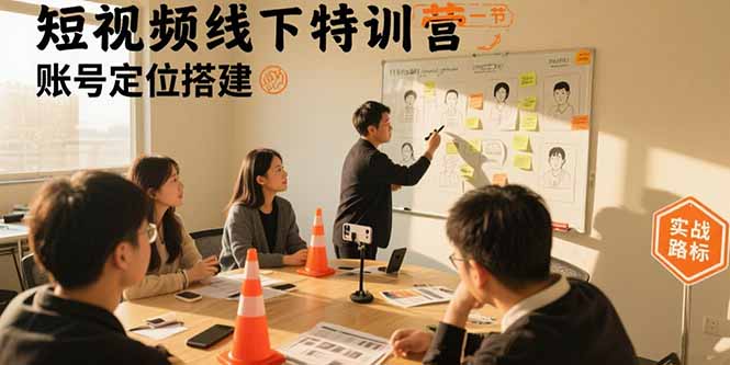 （15707期）短视频线下特训营：账号定位搭建/口播号拍摄剪辑/直播间流量入口/变现实战_生财有道创业项目网-生财有道
