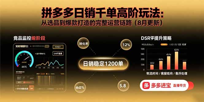 （15850期）拼多多日销千单高阶玩法：从选品到爆款打造的完整运营链路（8月更新）_生财有道创业项目网-生财有道