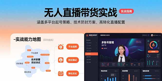 （15622期）无人直播带货实战，涵盖多平台起号策略、技术防封方案、高转化直播配置_生财有道创业项目网-生财有道