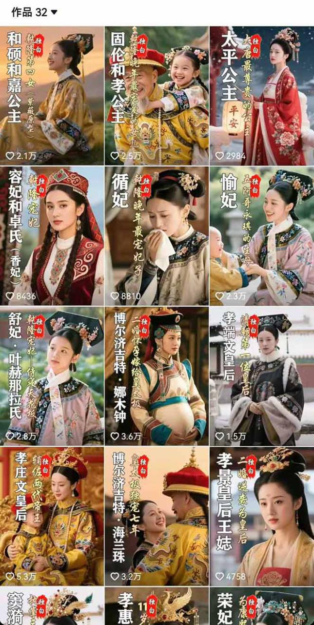 （15927期）历史女性人物创作课：独白文案+AI克隆+蒙版剪辑，3个月涨粉22w+副业月入3w_生财有道创业项目网-生财有道