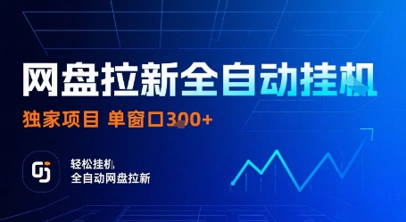 网盘拉新全自动挂G，独家项目，全自动运行完成拉新做任务，单窗口3张+【揭秘】——生财有道创业项目网-生财有道