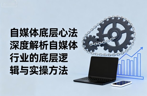 自媒体底层心法，深度解析自媒体行业的底层逻辑与实操方法——生财有道创业项目网-生财有道